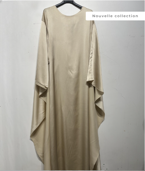 Robe Abaya luxueuse en satin