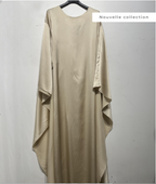Robe Abaya luxueuse en satin