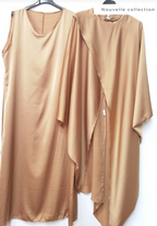 L'Ensemble Robe Pancho satinée