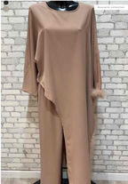 Ensemble Haut avec Fourrure Latérale