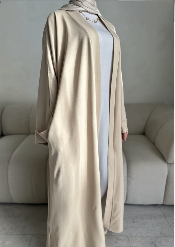 Kimono abaya long à manches longues