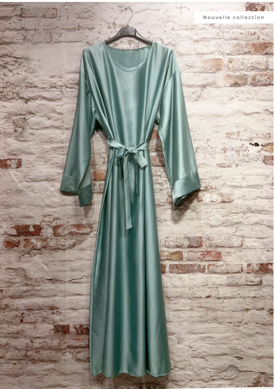 Robe abaya satin