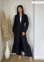 Gilet long avec ceinture