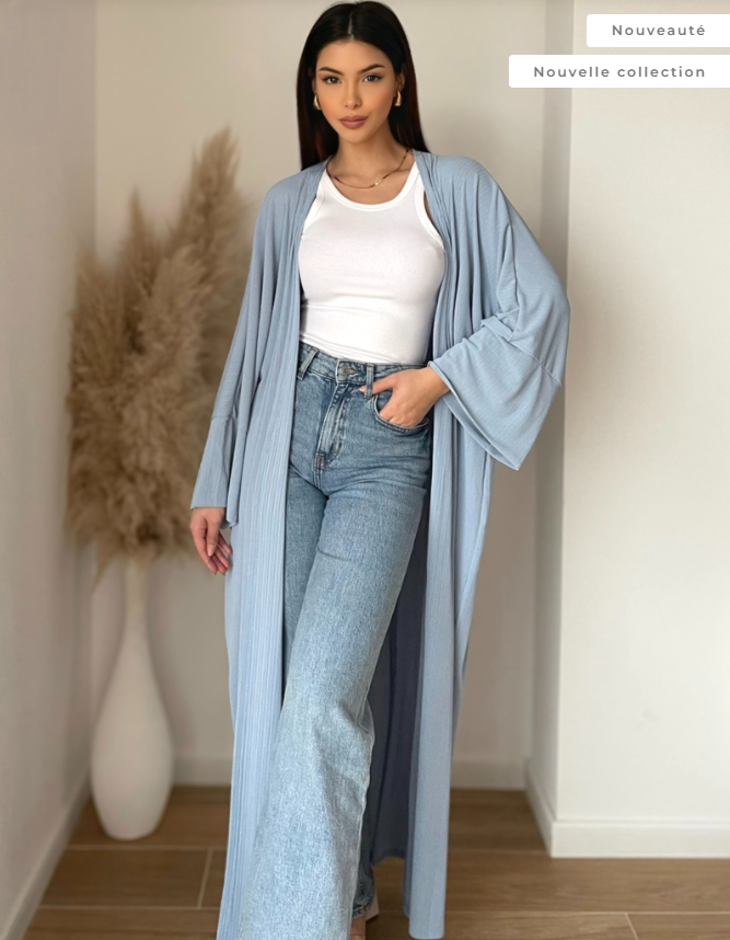 Gilet Kimono Manche large