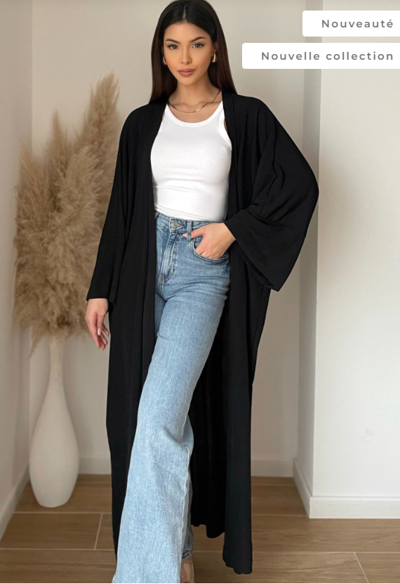 Gilet Kimono Manche large