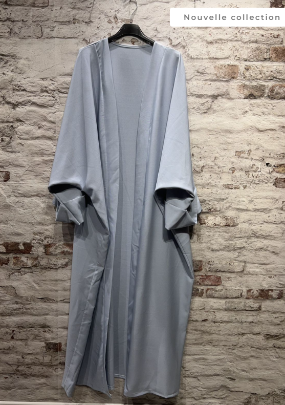 Kimono abaya long à manches longues
