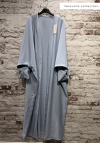 Kimono abaya long à manches longues