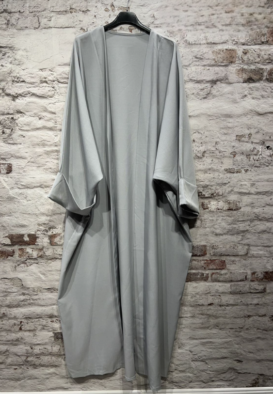 Kimono abaya long à manches longues