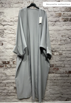 Kimono abaya long à manches longues