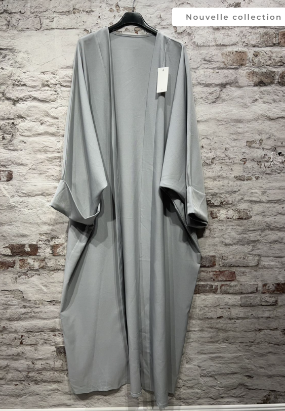 Kimono abaya long à manches longues