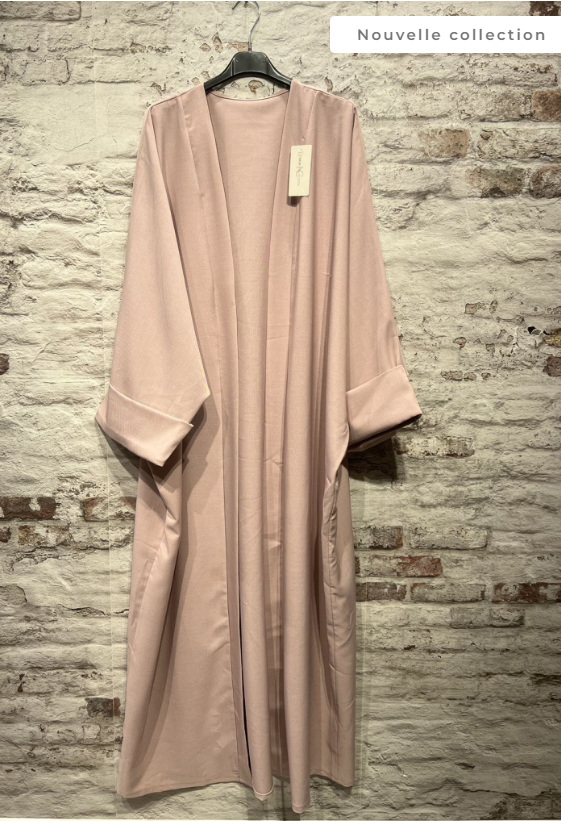 Kimono abaya long à manches longues