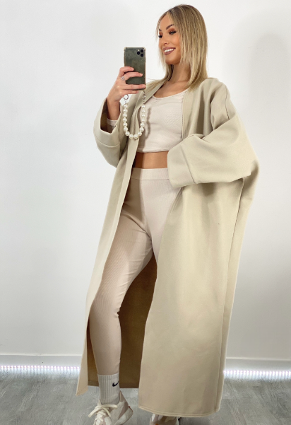 Manteau Papillon Long Oversize