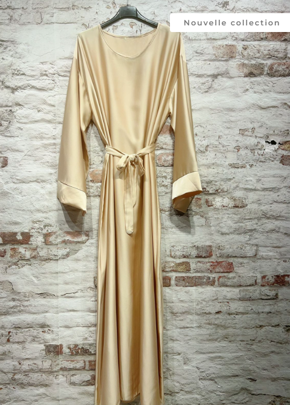 Robe abaya satin