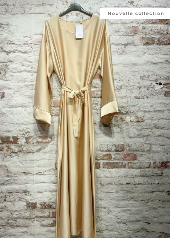 Robe abaya satin