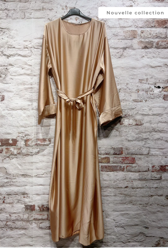 Robe abaya satin