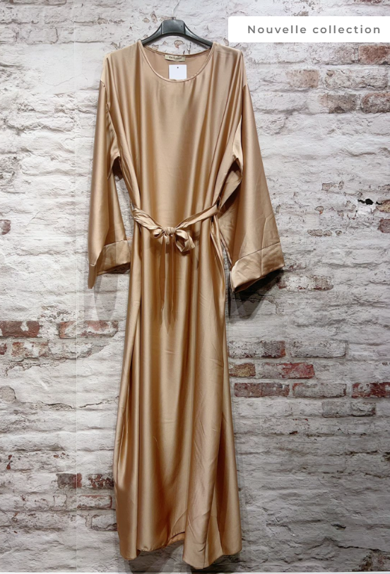 Robe abaya satin