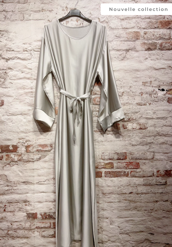Robe abaya satin