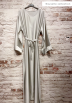 Robe abaya satin