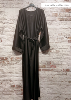 Robe abaya satin