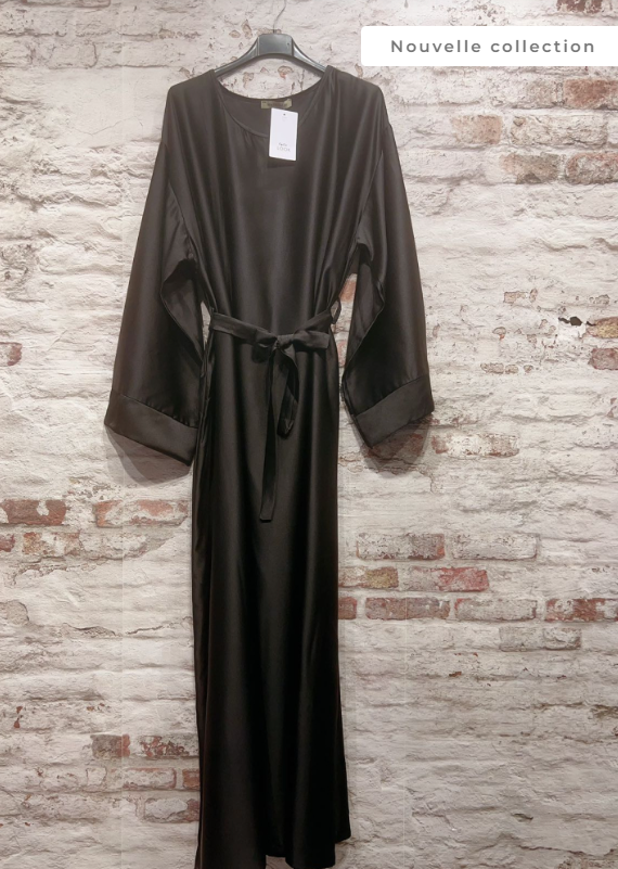 Robe abaya satin