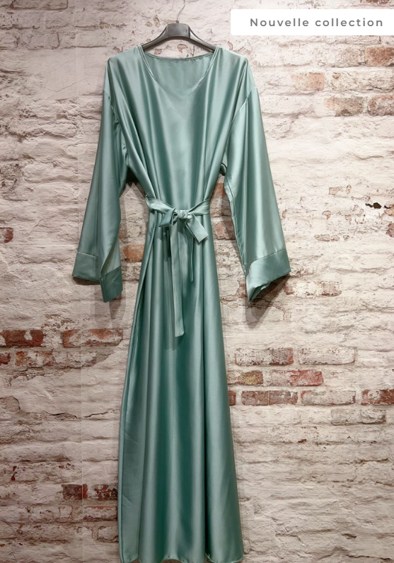 Robe abaya satin
