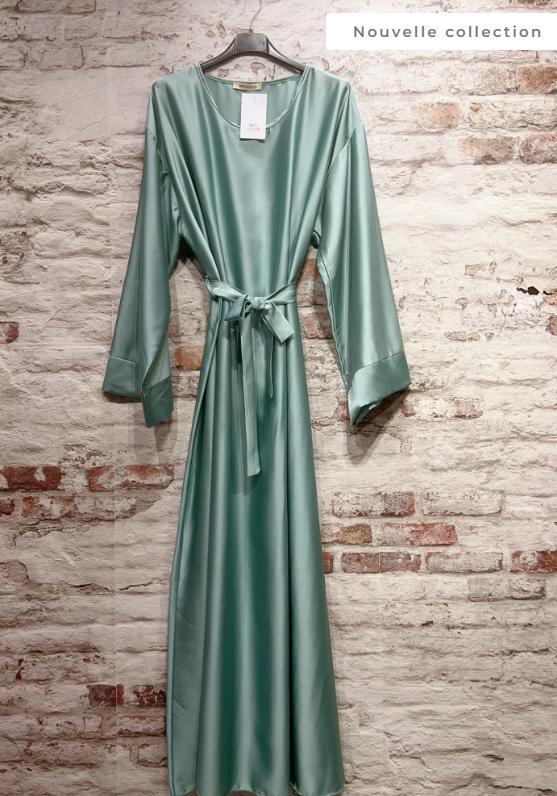 Robe abaya satin