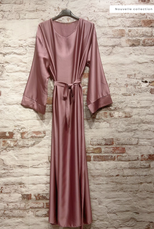 Robe abaya satin