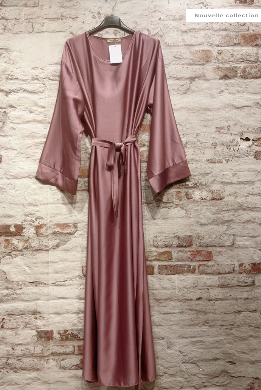 Robe abaya satin
