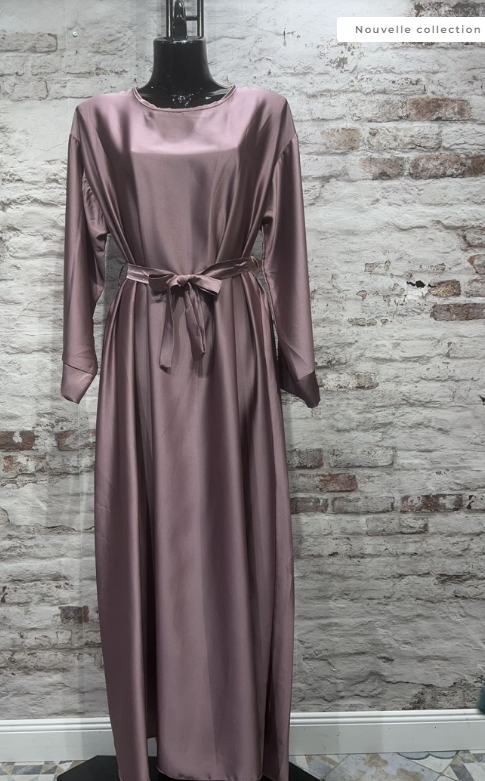 Robe abaya satin