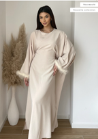 Robe Nnallys à Plumes