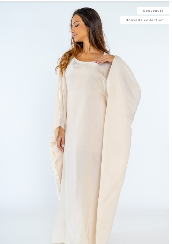 Pancho Abaya cintré Brillant