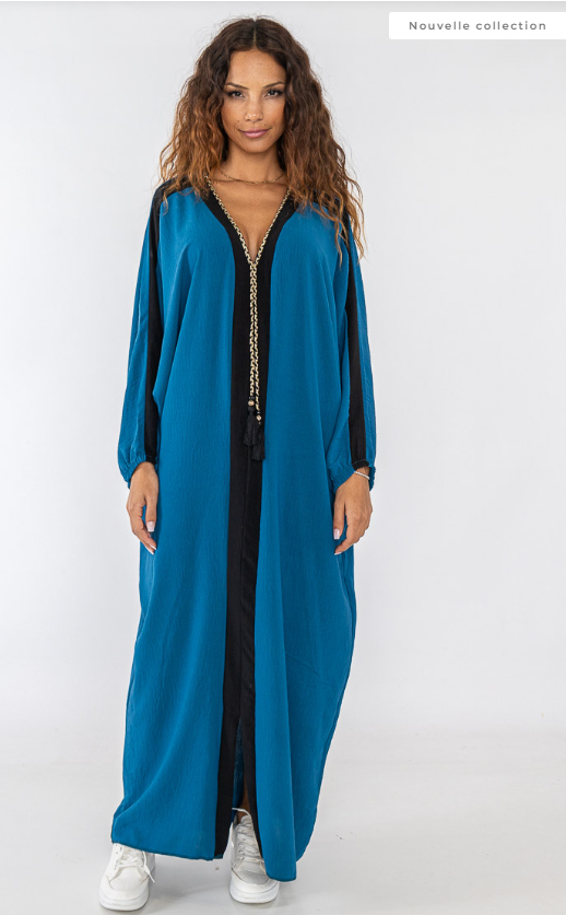 Abaya  Maya avec cordon