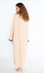 Abaya voile bande