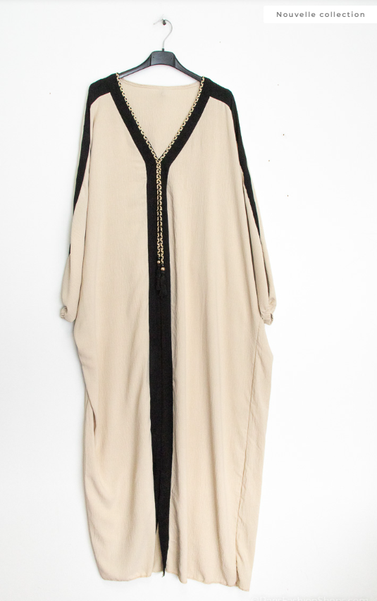 Abaya  Maya avec cordon