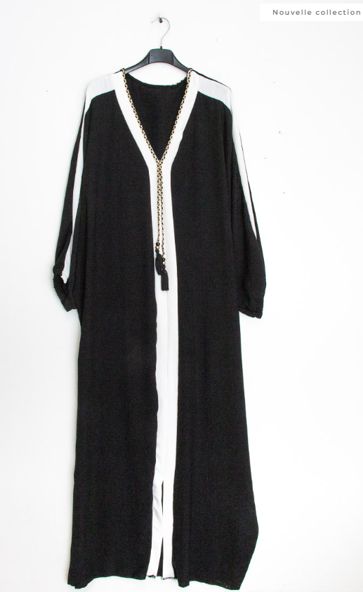 Abaya  Maya avec cordon