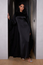 Robe Abaya luxueuse en satin